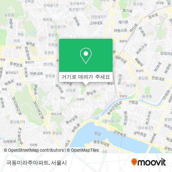 극동미라주아파트 지도