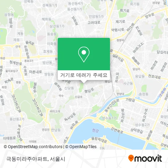 극동미라주아파트 지도