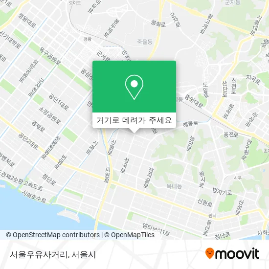 서울우유사거리 지도