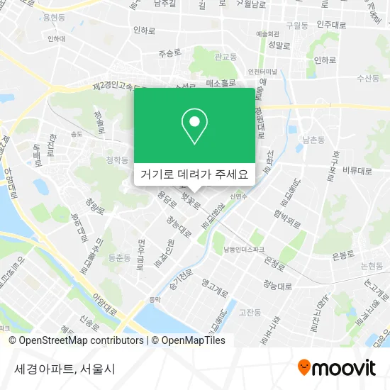 세경아파트 지도