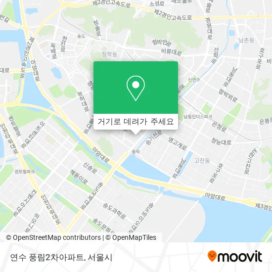 연수 풍림2차아파트 지도