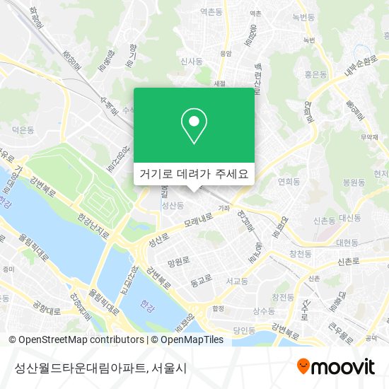 성산월드타운대림아파트 지도