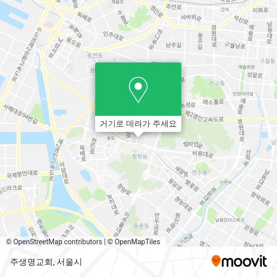 주생명교회 지도