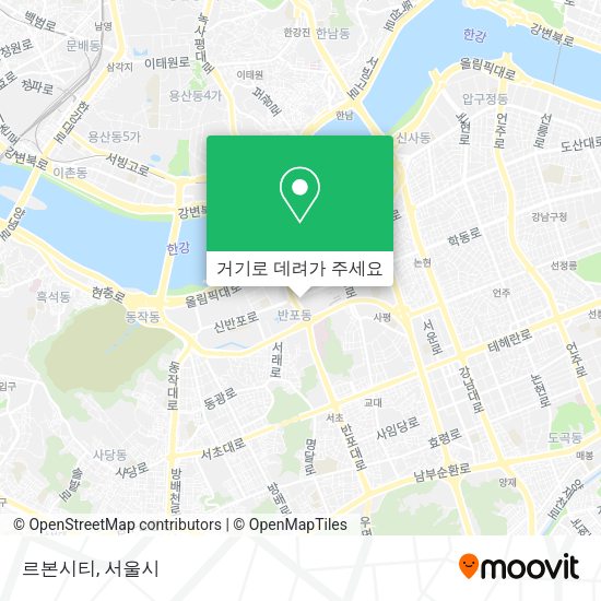 르본시티 지도