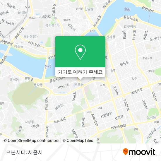 르본시티 지도
