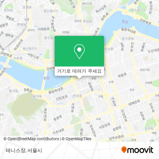 테니스장 지도