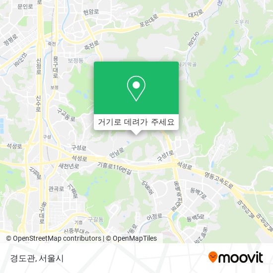 경도관 지도