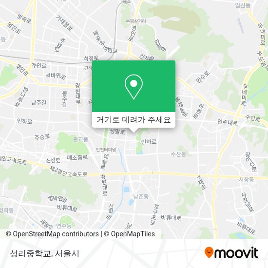 성리중학교 지도