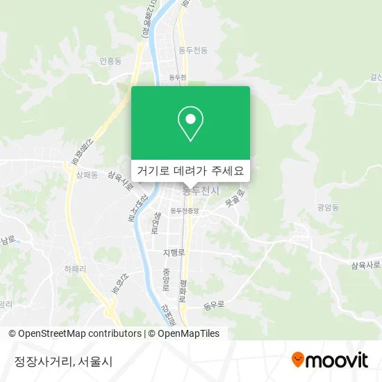 정장사거리 지도