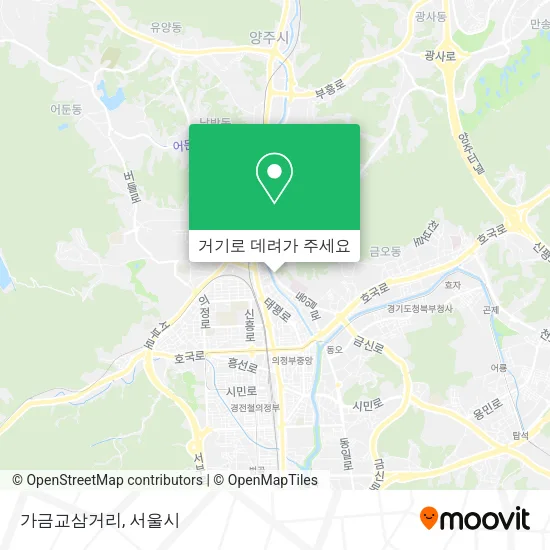 가금교삼거리 지도