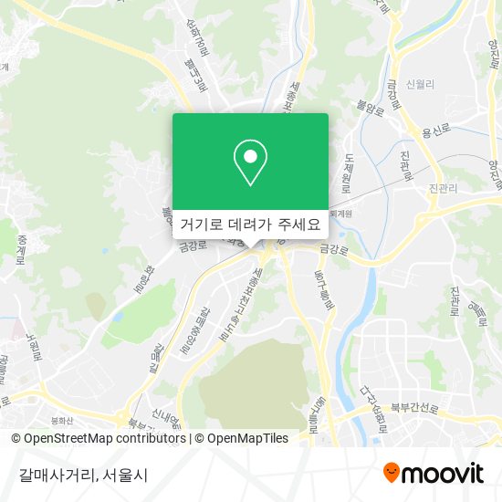 갈매사거리 지도