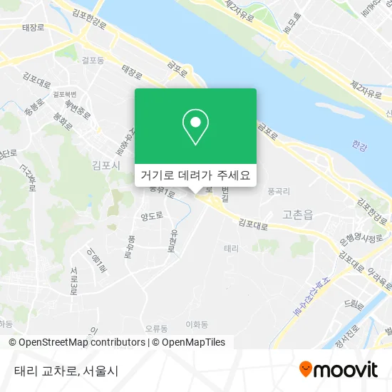태리 교차로 지도