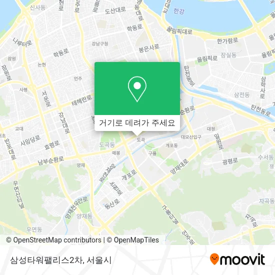 삼성타워팰리스2차 지도