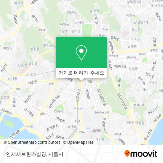 연세세브란스빌딩 지도