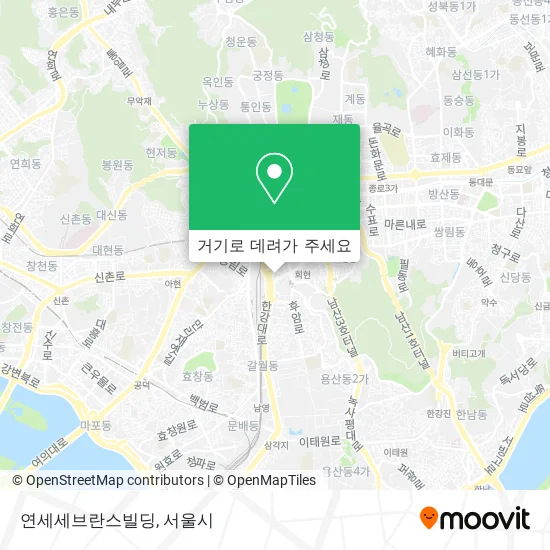 연세세브란스빌딩 지도