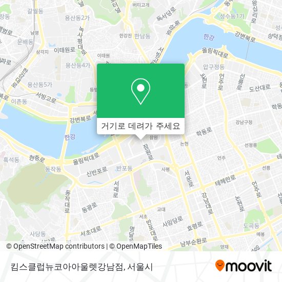 킴스클럽뉴코아아울렛강남점 지도