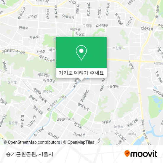 승기근린공원 지도