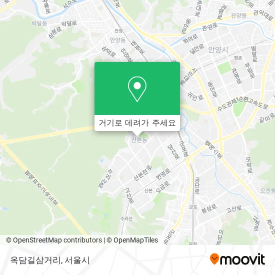 옥담길삼거리 지도