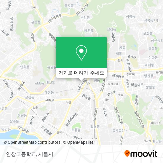 인창고등학교 지도