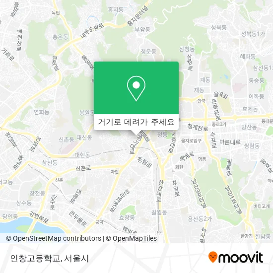 인창고등학교 지도