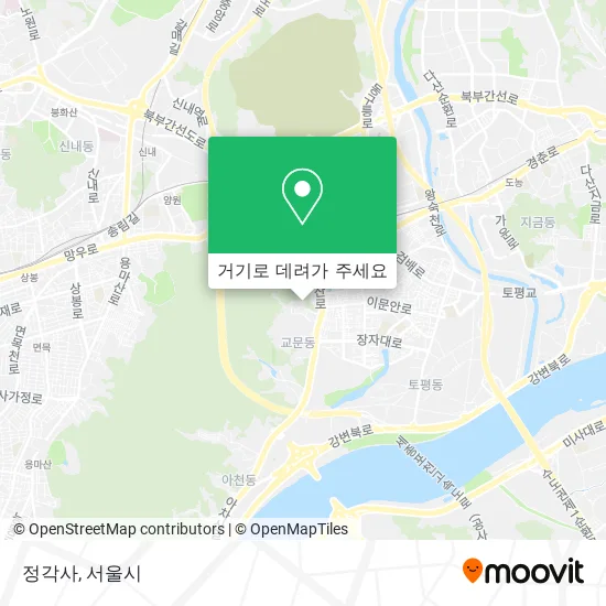 정각사 지도
