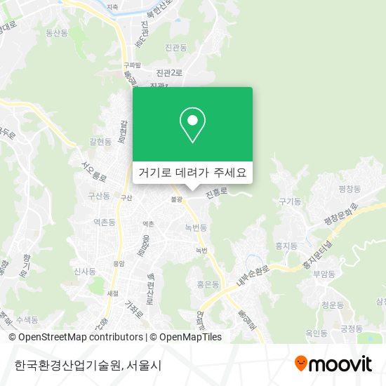 한국환경산업기술원 지도