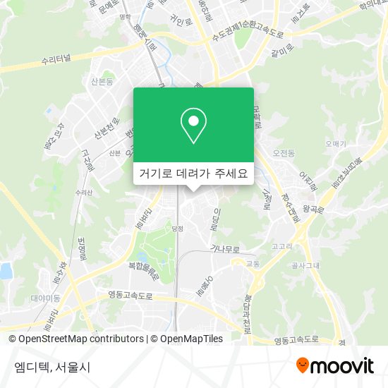 엠디텍 지도