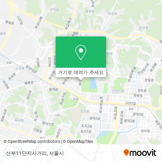 선부11단지사거리 지도