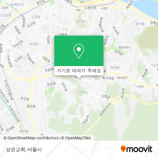 성은교회 지도