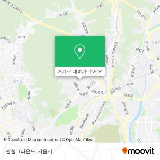 썬힐그라운드 지도