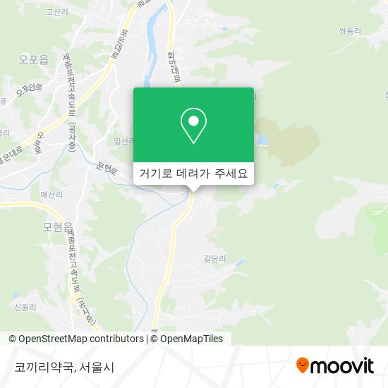 코끼리약국 지도