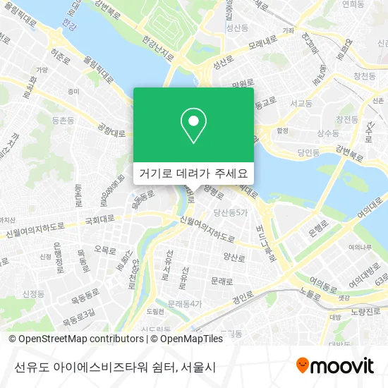 선유도 아이에스비즈타워 쉼터 지도