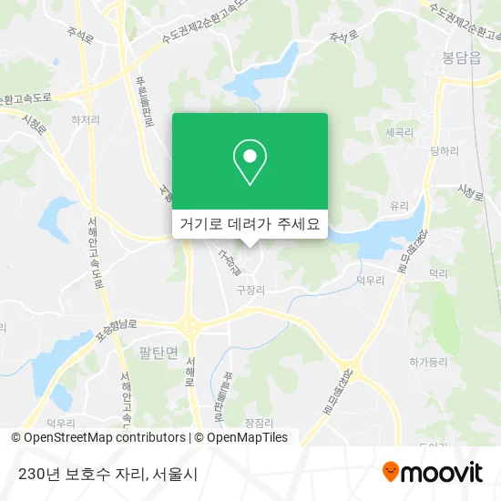 230년 보호수 자리 지도