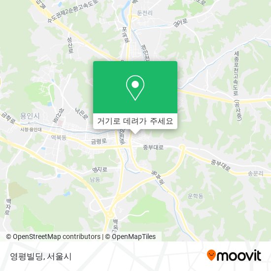 영평빌딩 지도