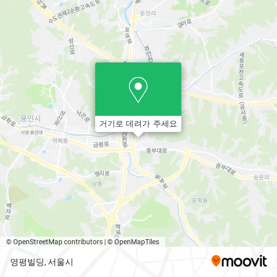 영평빌딩 지도