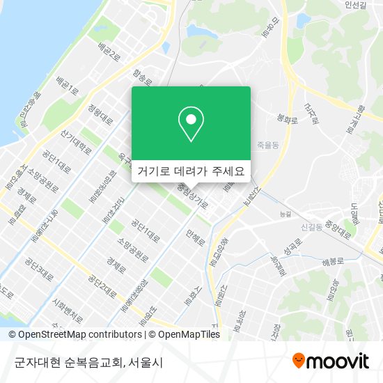 군자대현 순복음교회 지도