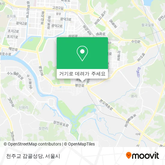 천주교 감골성당 지도
