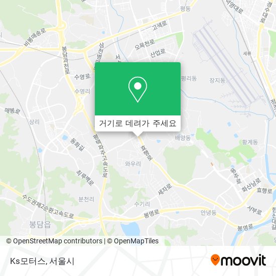 Ks모터스 지도