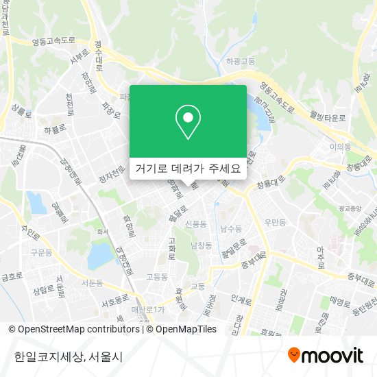 한일코지세상 지도