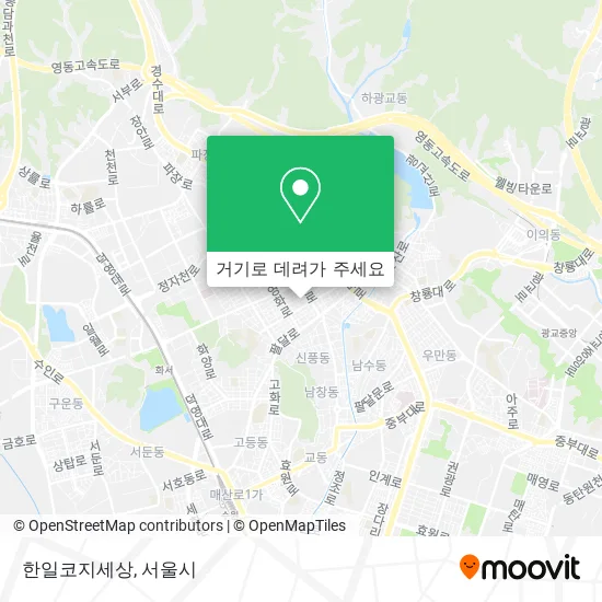한일코지세상 지도