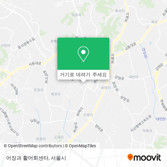 어장과 활어회센타 지도