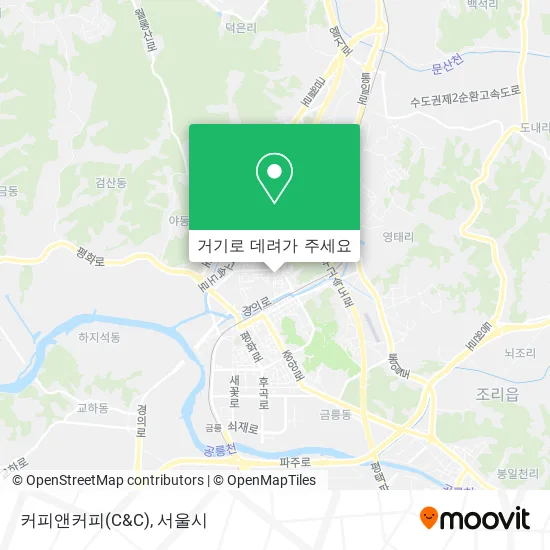 커피앤커피(C&C) 지도