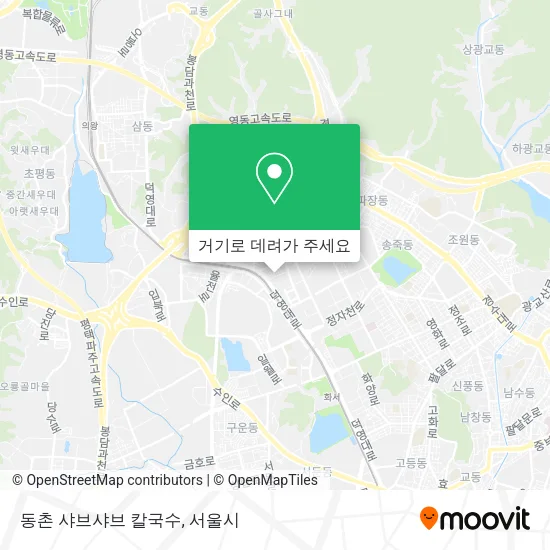 동촌 샤브샤브 칼국수 지도