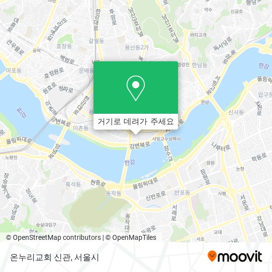 온누리교회 신관 지도
