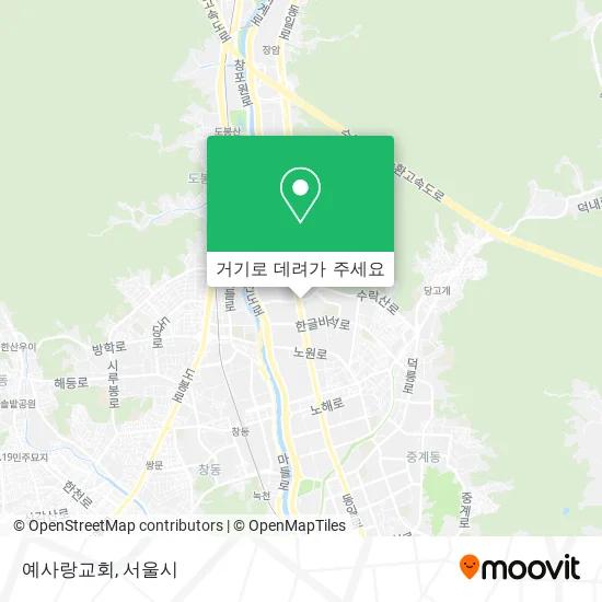 예사랑교회 지도