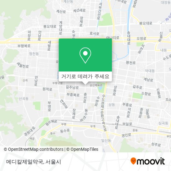 메디칼제일약국 지도