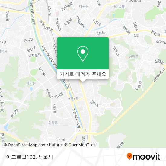 아크로빌102 지도