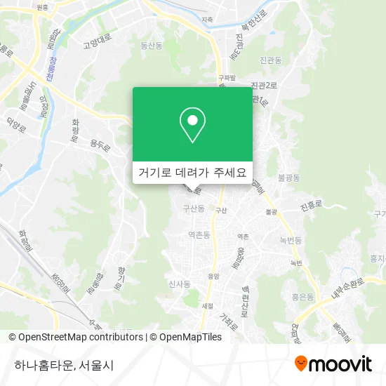 하나홈타운 지도