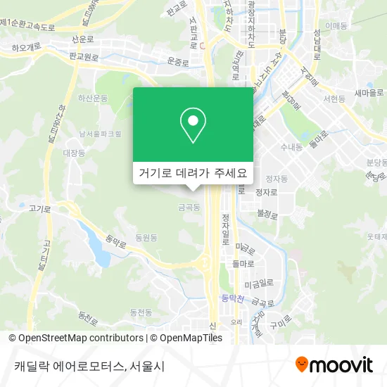 캐딜락 에어로모터스 지도