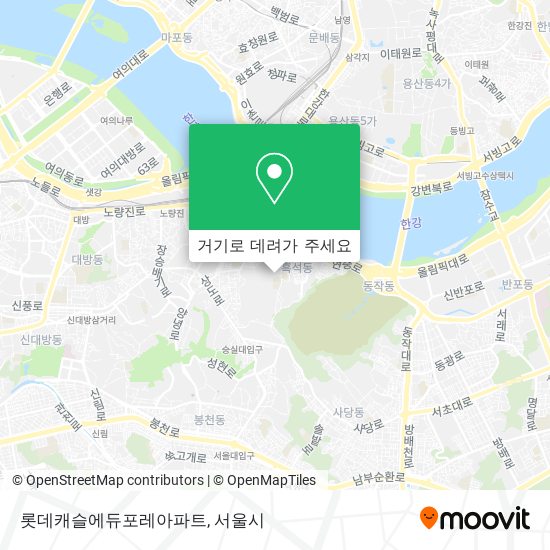 롯데캐슬에듀포레아파트 지도